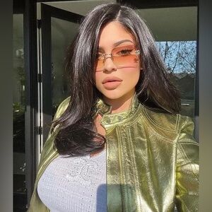 CHANEL 4104 B Rhinestone Gold Frame Sunglasses